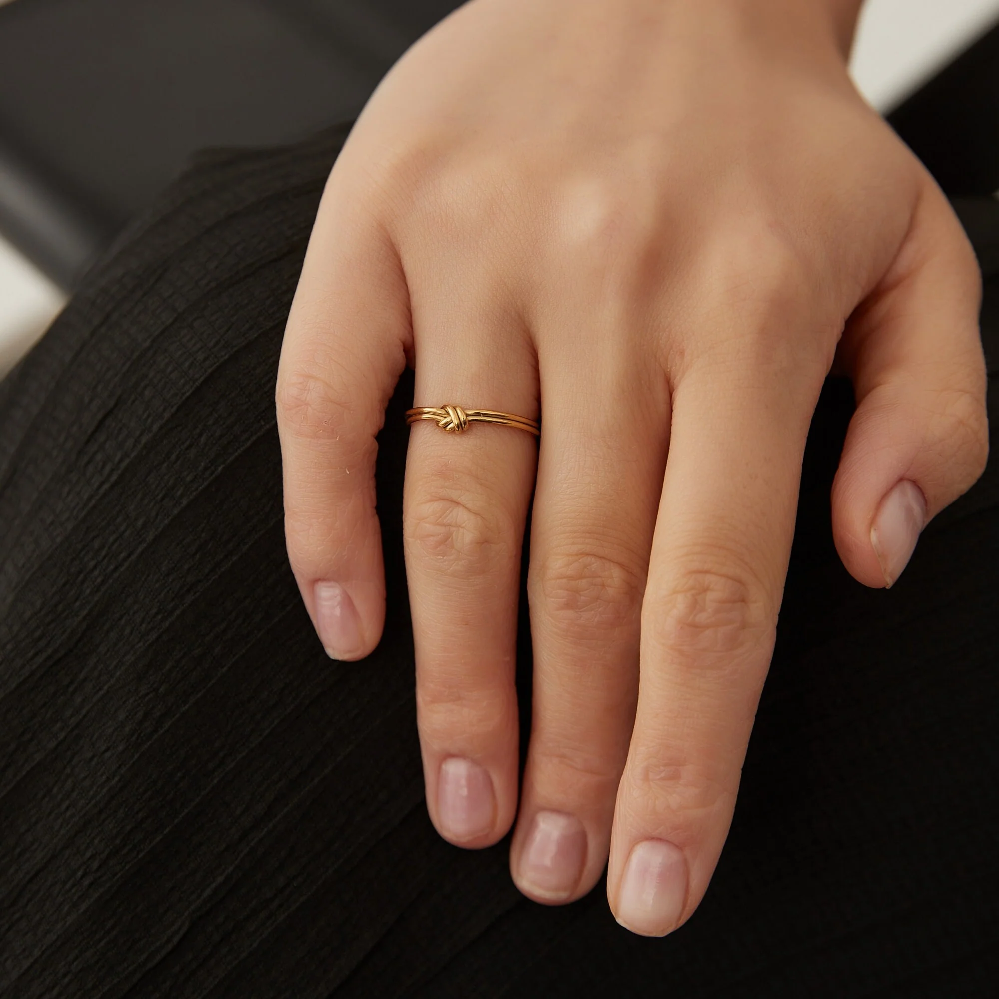 Bague Anneau Nœud d’amour Promesse – Image 6