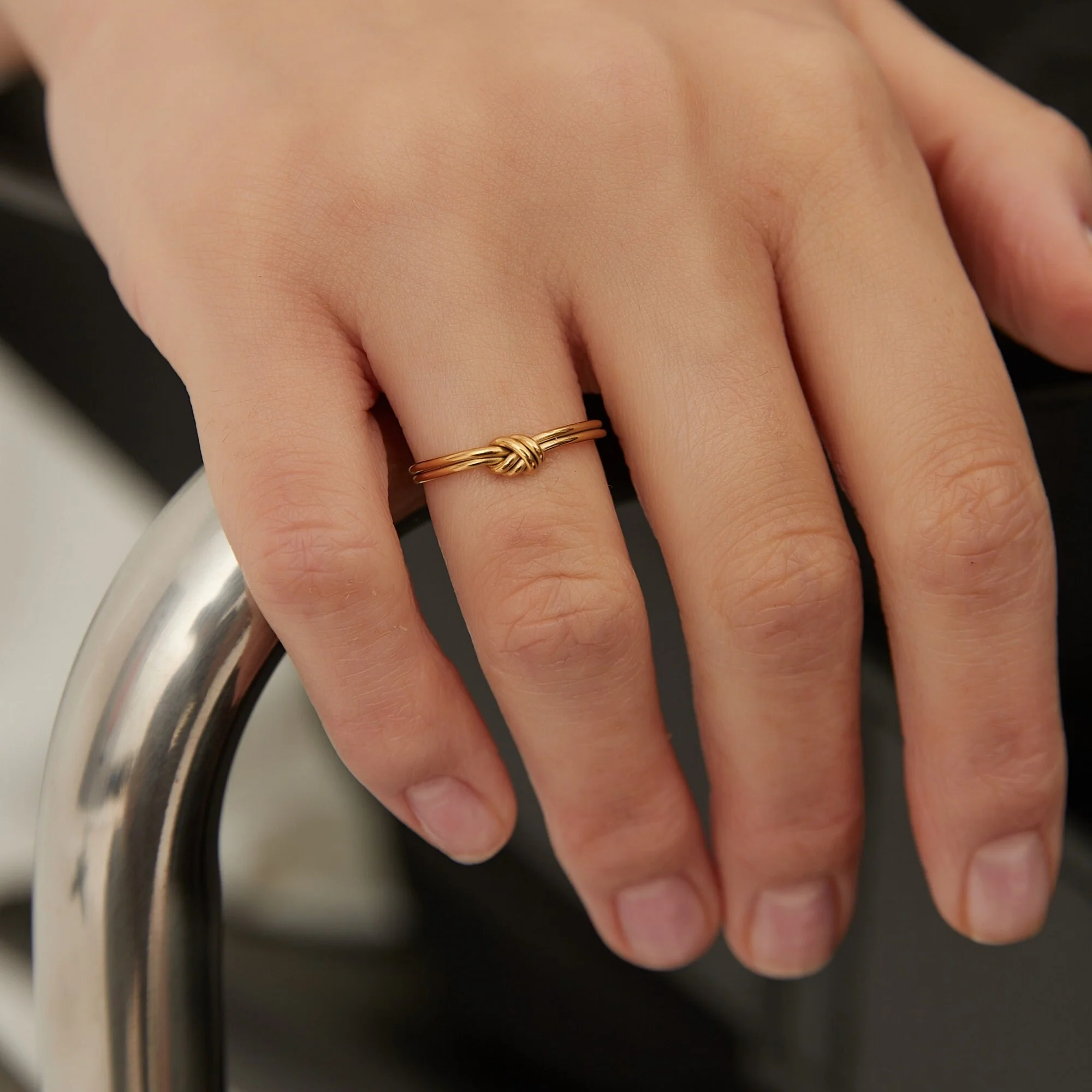 Bague Anneau Nœud d’amour Promesse – Image 5