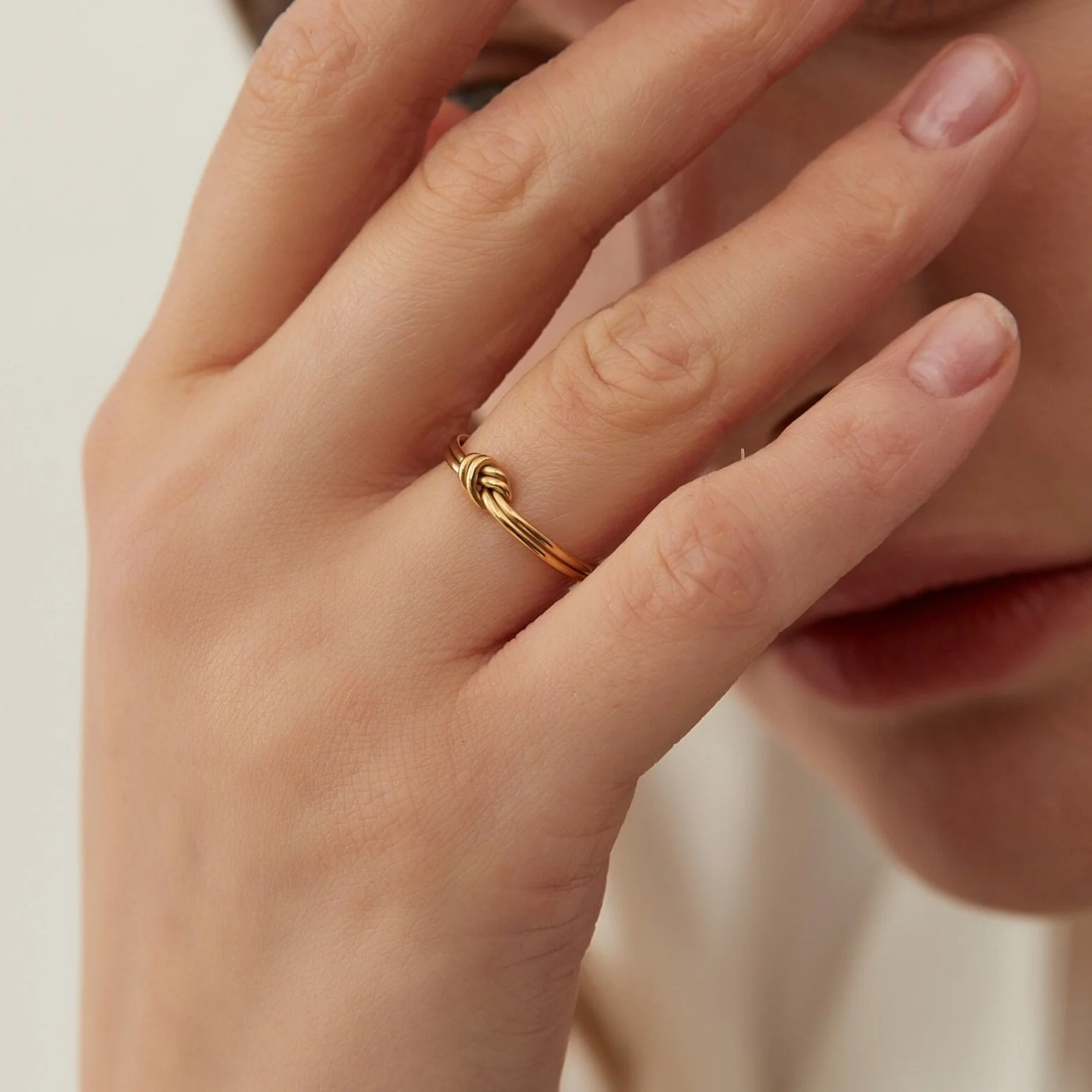 Bague Anneau Nœud d’amour Promesse