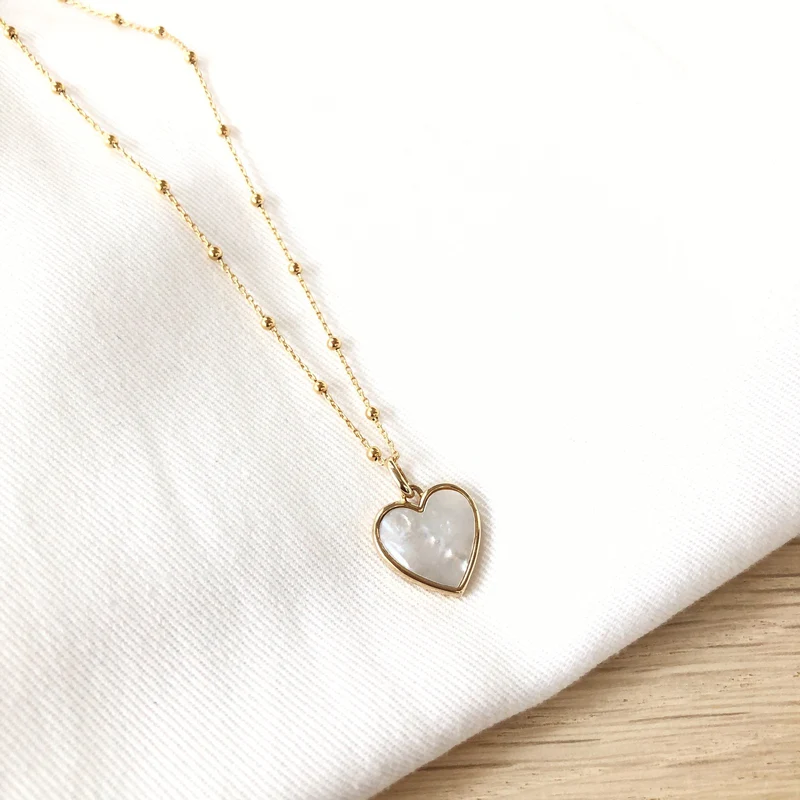 Collier "Ava" plaqué or – Image 2