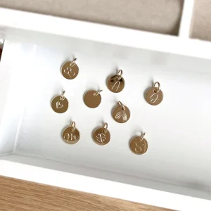 Pendentif "Esmée" plaqué or