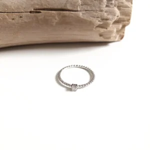 Bague "Lunia" argent