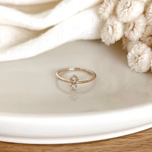 Bague "Edwin" plaqué or