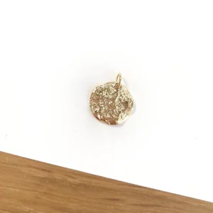 Pendentif "Mini Mona" plaqué or