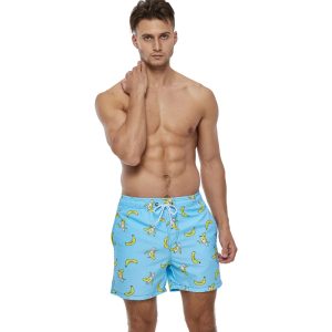 Maillot de Bain Homme à Motifs de Bananes