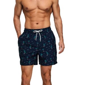 Maillot de Bain Homme à Motifs de Cocotiers