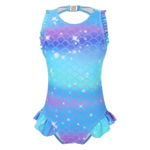 Maillot de Bain Sirène à Volants
