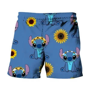 Maillot de bain imprimé Stitch pour garçon