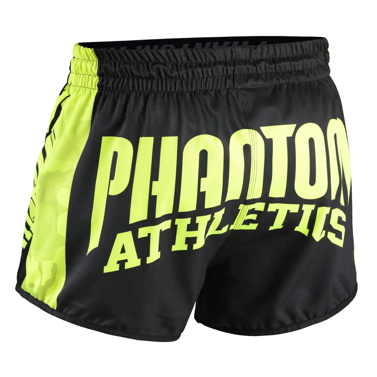 Fightshorts REVOLUTION - Schwarz/Neon – Image 2