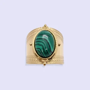 Bague TALYA MALACHITE